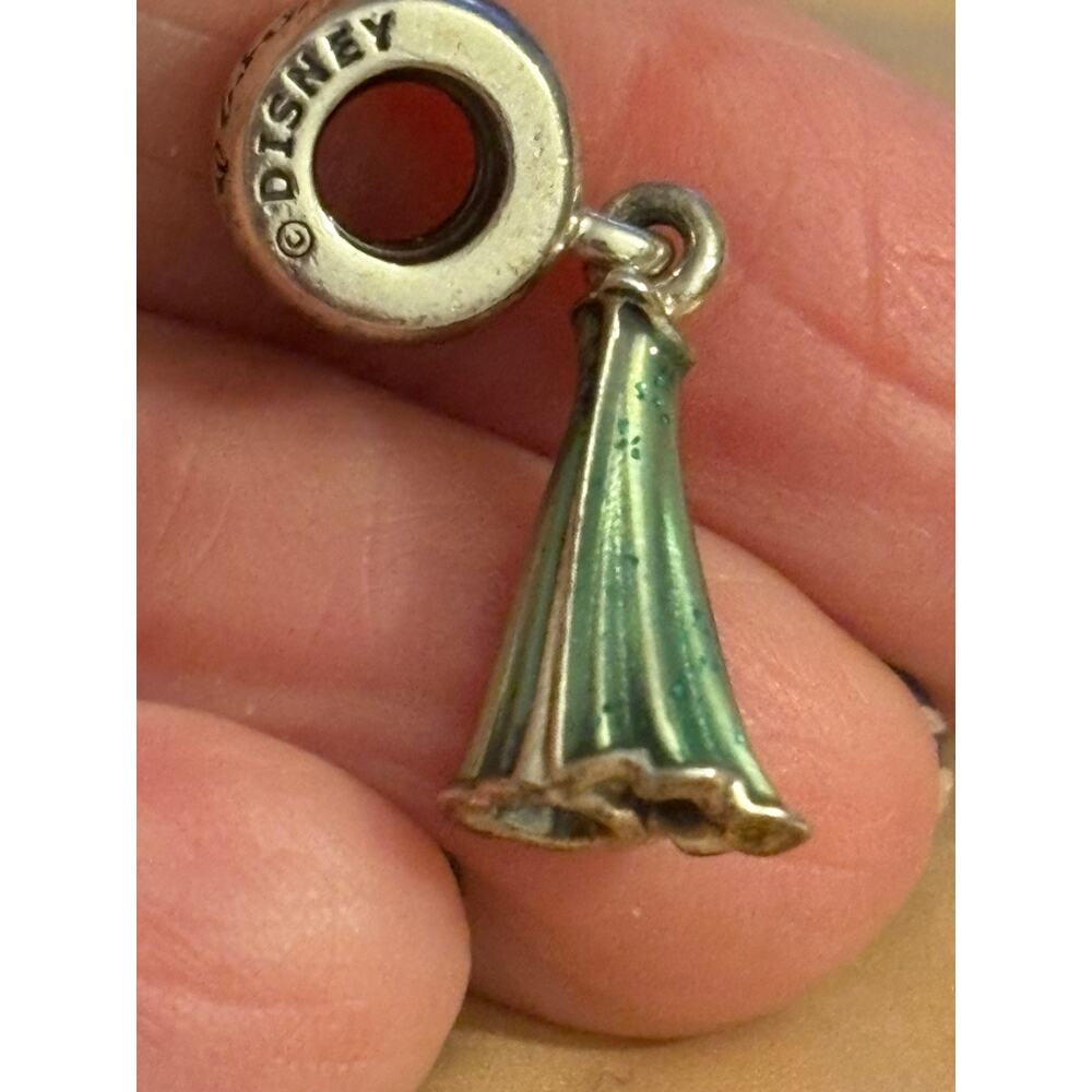 Authentic Pandora Disney Frozen Elsa Dress Dangle Charm S925 ALE